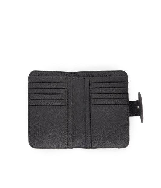 FLOATSM Small Vegan Wallet - Grain | Color: Coal - variant::coal