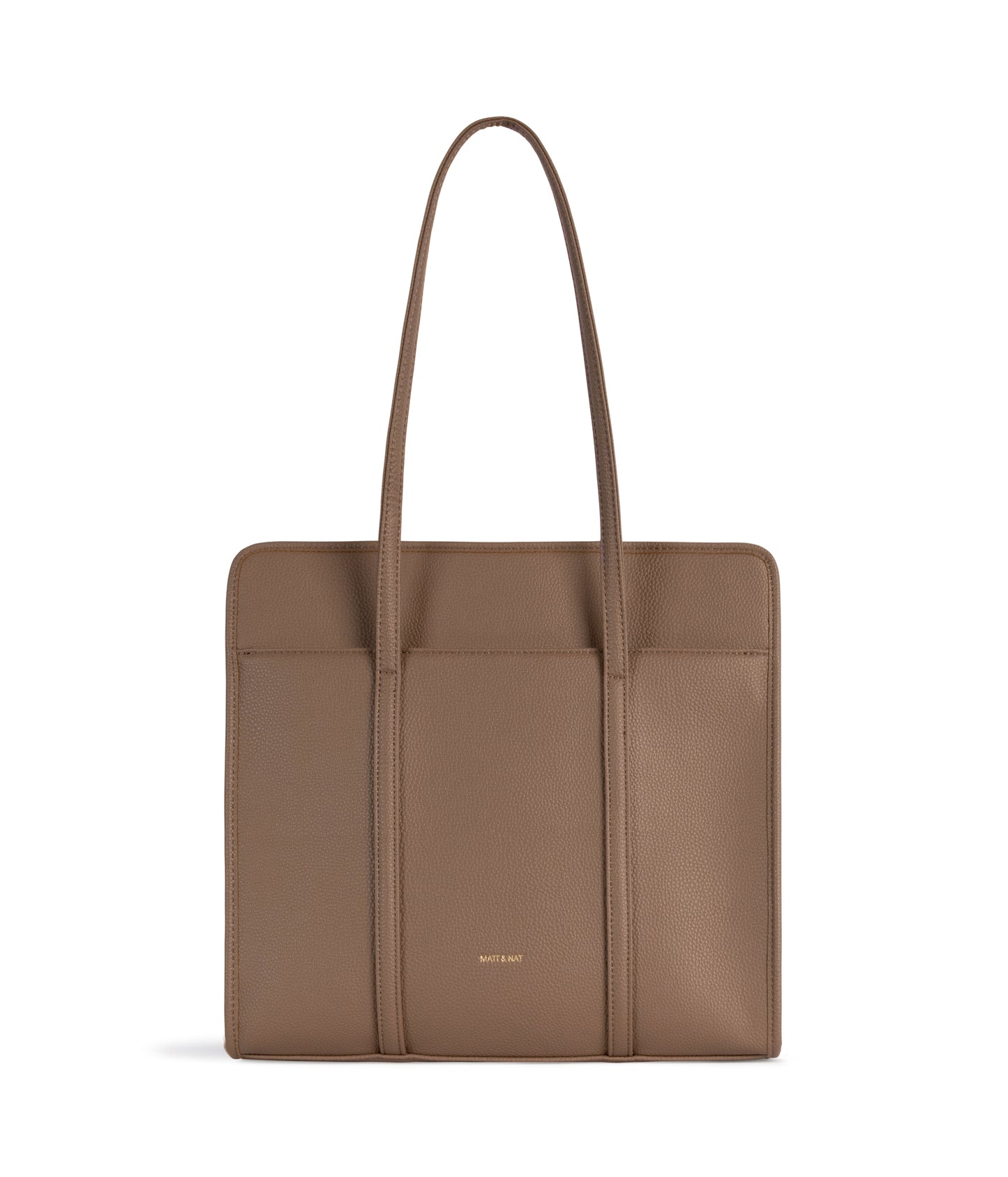 LUSIK Vegan Tote Bag – Grain | Color: Toffee- variant::toffee
