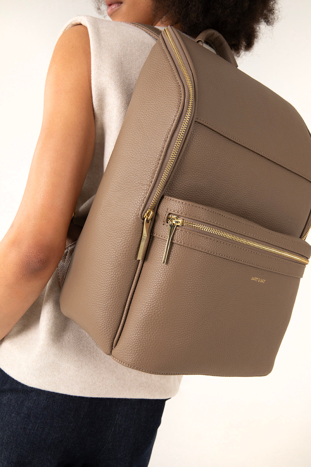 Matt & Nat REMI Vegan Backpack - Grain