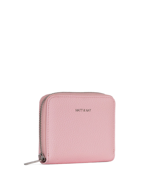 RUE Small Vegan Zip Wallet - Grain | Color: Quartz - variant::quartz