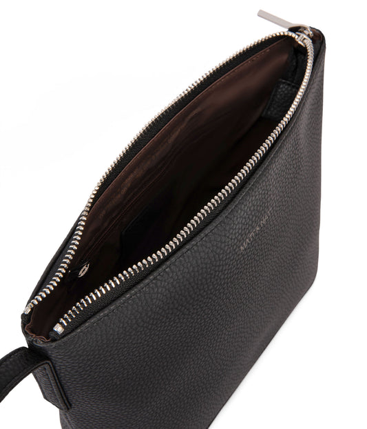 SAM Vegan Crossbody Bag - Grain | Color: Black - variant::black