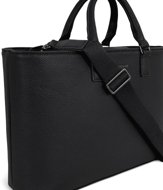 SEVYN Vegan Satchel - Grain | Color: Black - variant::black
