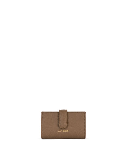 CREPE Vegan Accordion Card Holder – Grain | Color: Toffee - variant::toffee