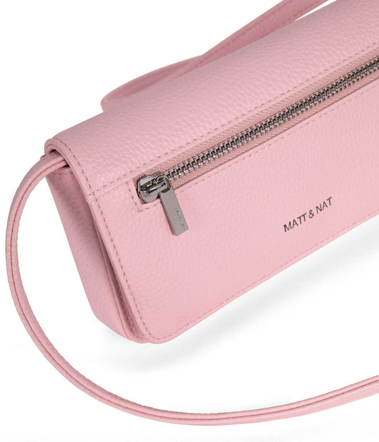 ERIN Vegan Crossbody Bag - Grain | Color: Quartz- variant::quartz