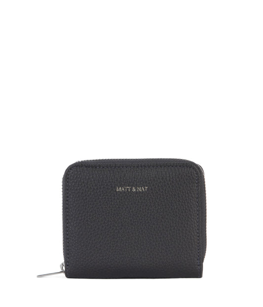 RUE Small Vegan Zip Wallet - Grain | Color: Coal - variant::coal