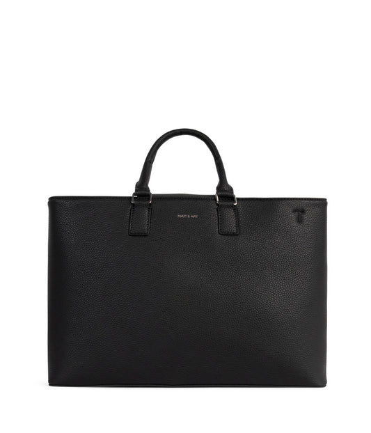 SEVYN Vegan Satchel - Grain | Color: Black - variant::black