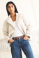 RIA Women's Vegan Wool Coat | Color: Cream - variant::cream