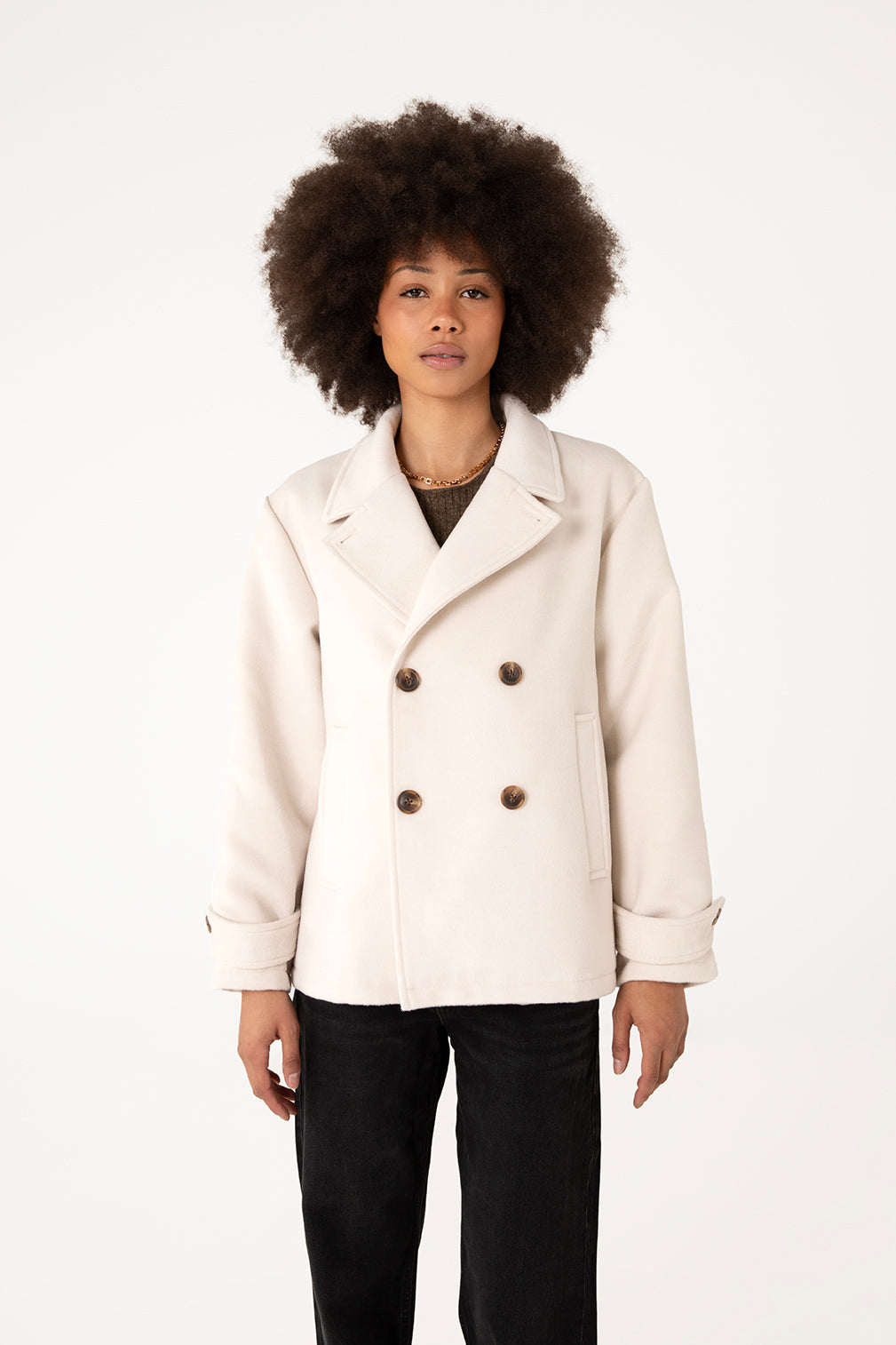 RIA Women's Vegan Wool Coat | Matt & Nat USA