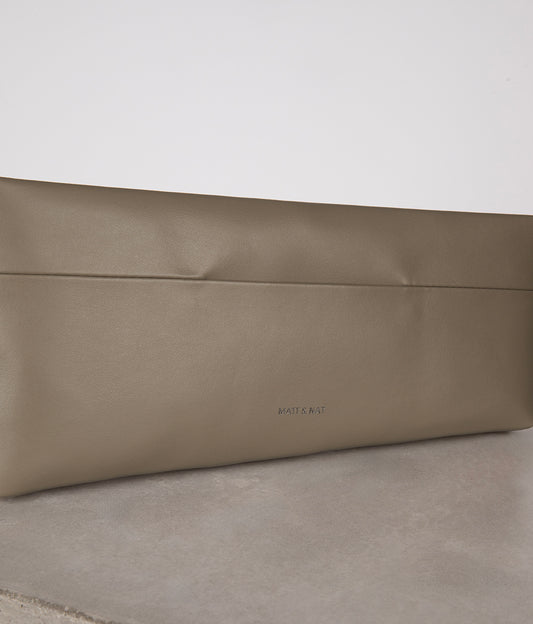 ORNELLA Vegan Clutch - UPPEAL™ | Color: Cappuccino - variant::cappuccino