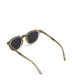 NIKA Round Foldable Recycled Sunglasses | Color: Clear - variant::clear
