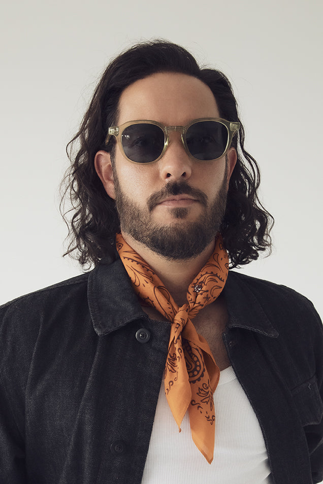 NIKA Round Foldable Recycled Sunglasses | Color: Clear - variant::clear