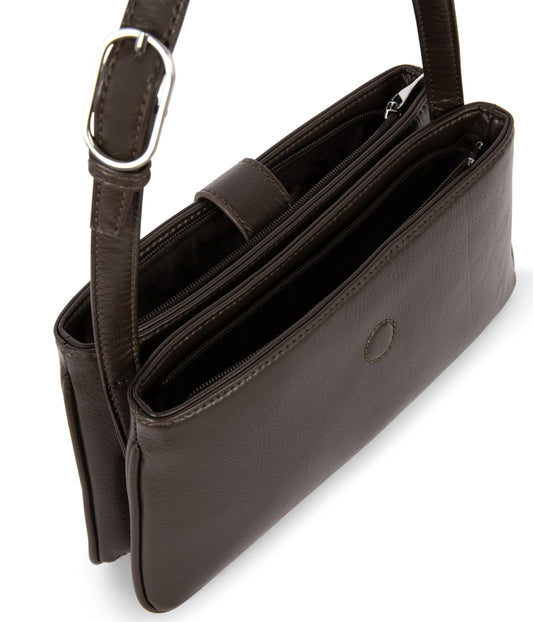 ADELINE Vegan Crossbody Bag - Theme | Color: Coffee- variant::coffee