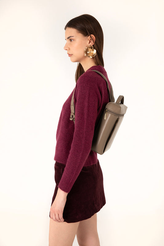 FAY Vegan Backpack - Theme | Color: Coffee - variant::coffee
