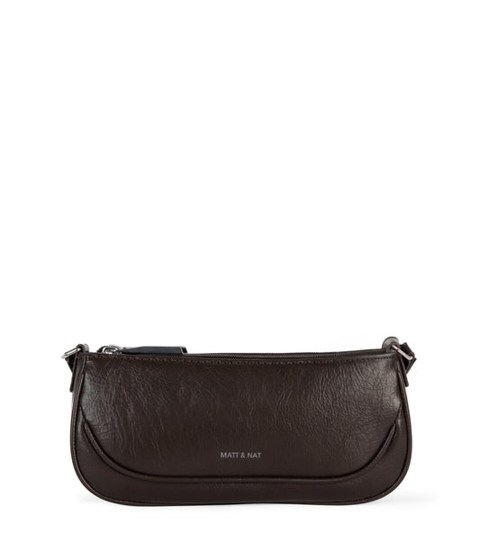 BUDDY Vegan Crossbody Bag – Theme | Color:Coffee- variant::coffee