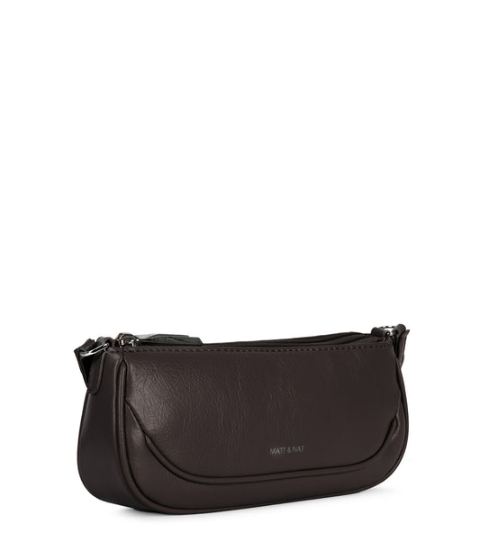 BUDDY Vegan Crossbody Bag – Theme | Color:Coffee- variant::coffee