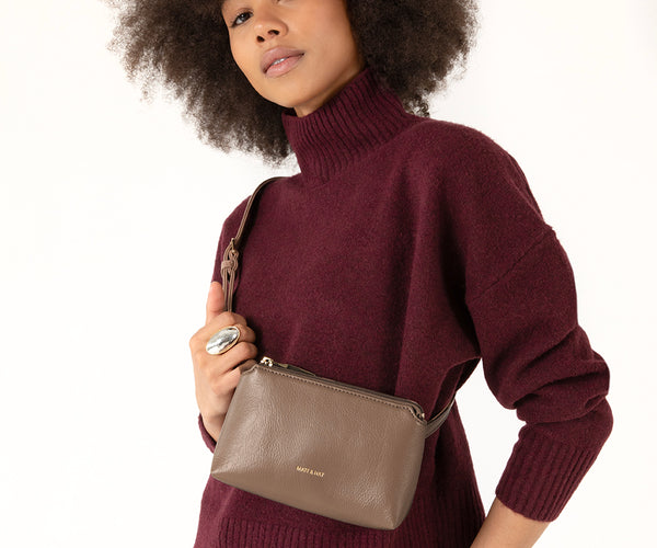 PETEL Vegan Belt Bag – Theme | Color: Black - variant::black