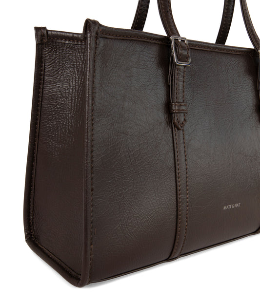 ZEPHYR Vegan Tote Bag – Theme | Color: Coffee- variant::coffee