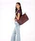 ABBI Vegan Tote Bag - Grain | Color: Rosemary - variant::rosemary