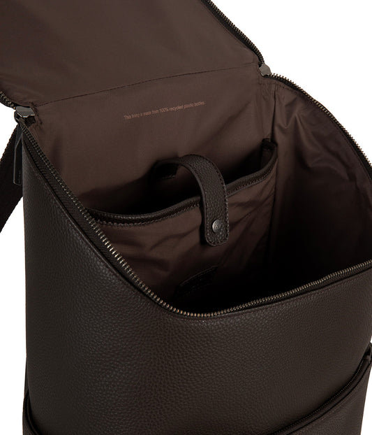 DEAN Vegan Backpack - Grain | Color: Fudge - variant::fudge