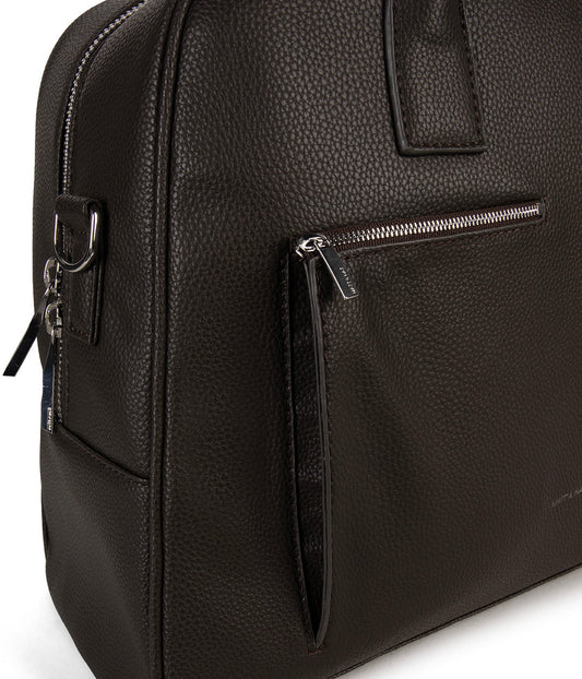 DENIS Vegan Weekender Bag - Grain | Color: Fudge - variant::fudge