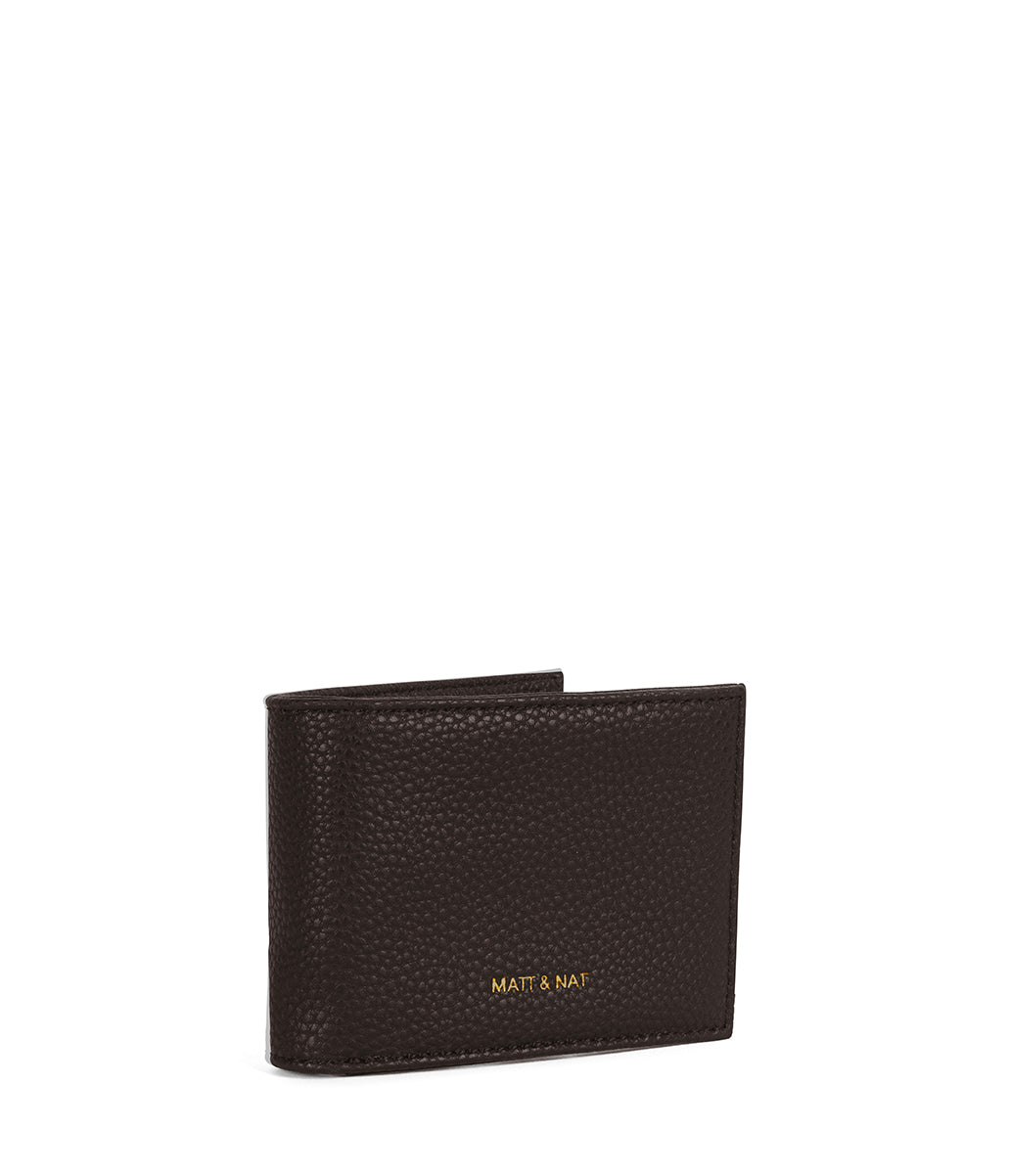 DIM Men's Vegan Folded Wallet - Grain | Color: Fudge - variant::fudge