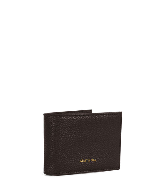 DIM Men's Vegan Folded Wallet - Grain | Color: Fudge - variant::fudge