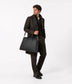 GIGI Vegan Weekender Bag - Grain | Color: Black - variant::black