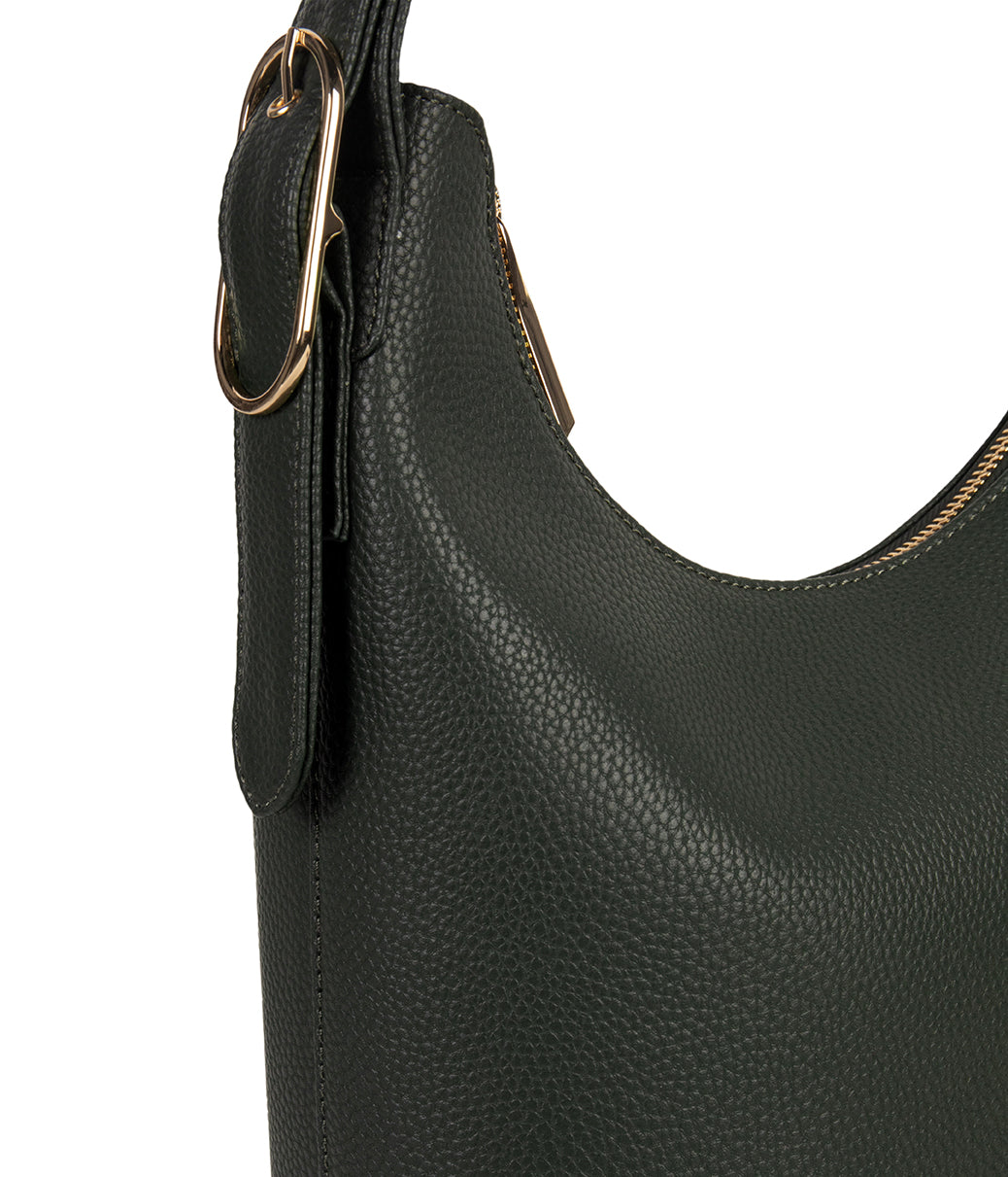JESA Vegan Hobo Bag - Grain | Color: Rosemary - variant::rosemary