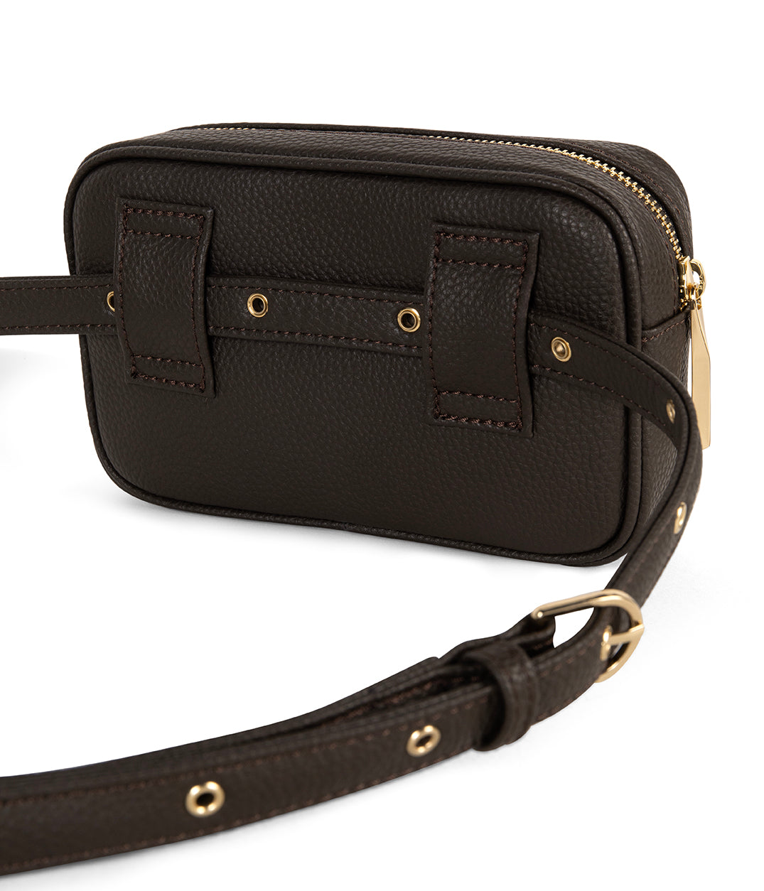 LARRA Vegan Belt Bag - Grain | Color: Fudge - variant::fudge