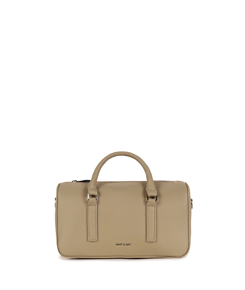 LUCE Vegan Crossbody Bag - Grain | Color: Almond - variant::almond
