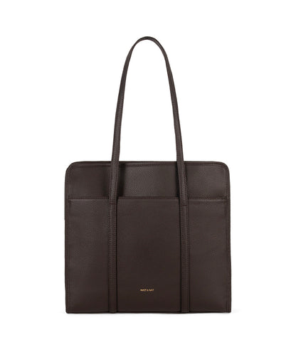 LUSIK Vegan Tote Bag - Grain | Color: Fudge - variant::fudge