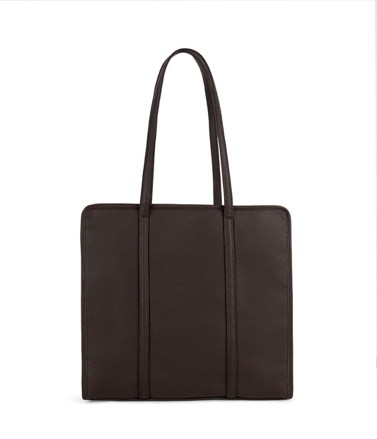 LUSIK Vegan Tote Bag - Grain | Color: Fudge - variant::fudge