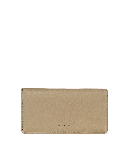 MAIRI Vegan Wallet - Grain | Color: Almond - variant::almond