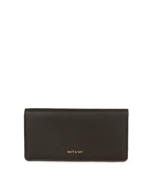 MAIRI Vegan Wallet - Grain | Color: Fudge - variant::fudge