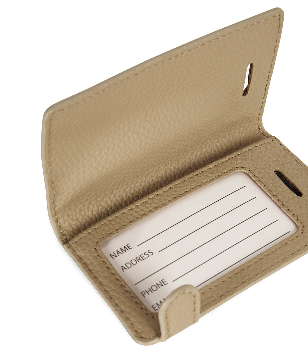 MAP Vegan Luggage Tag - Grain | Color: Almond - variant::almond
