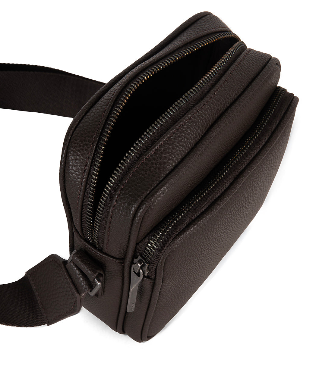 MARC Vegan Crossbody Bag - Grain | Color: Fudge - variant::fudge