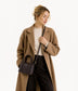 MOLA Vegan Crossbody Bag - Grain | Color: Black - variant::black