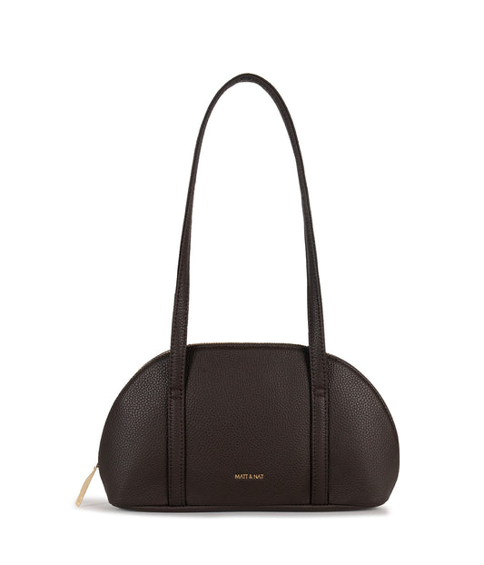 REA Vegan Satchel - Grain | Color: Fudge - variant::fudge