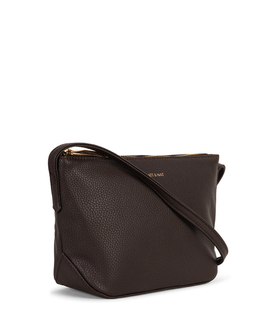 SAM Vegan Crossbody Bag - Grain | Color: Fudge - variant::fudge