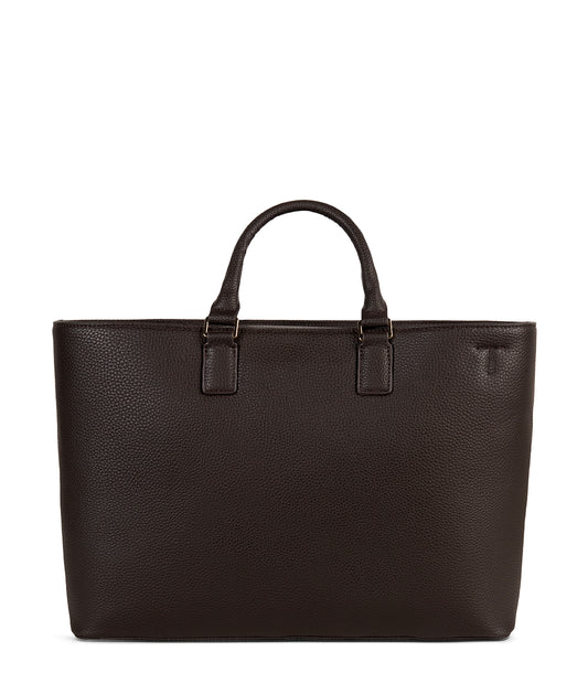 SEVYN Vegan Satchel - Grain | Color: Fudge - variant::fudge
