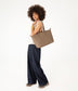 ABBI Vegan Tote Bag - Grain | Color: Cherry - variant::cherry