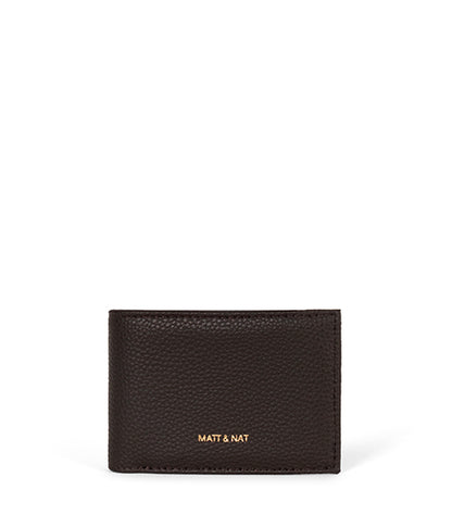 DIM Men's Vegan Folded Wallet - Grain | Color: Fudge - variant::fudge