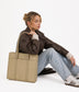 LUSIK Vegan Tote Bag - Grain | Color: Fudge - variant::fudge