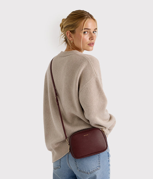 PAIR Vegan Crossbody Bag - Grain | Color: Almond - variant::almond