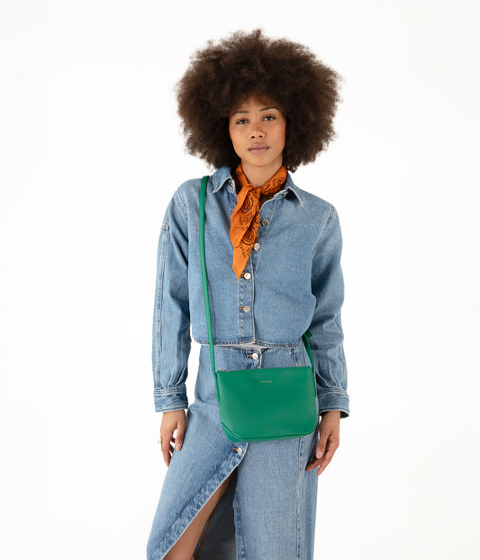 SAM Vegan Crossbody Bag - Grain | Color: Almond - variant::almond