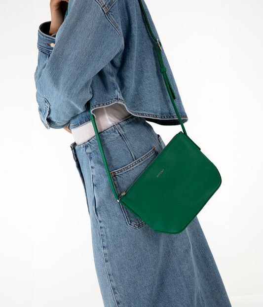 SAM Vegan Crossbody Bag - Grain | Color: Almond - variant::almond