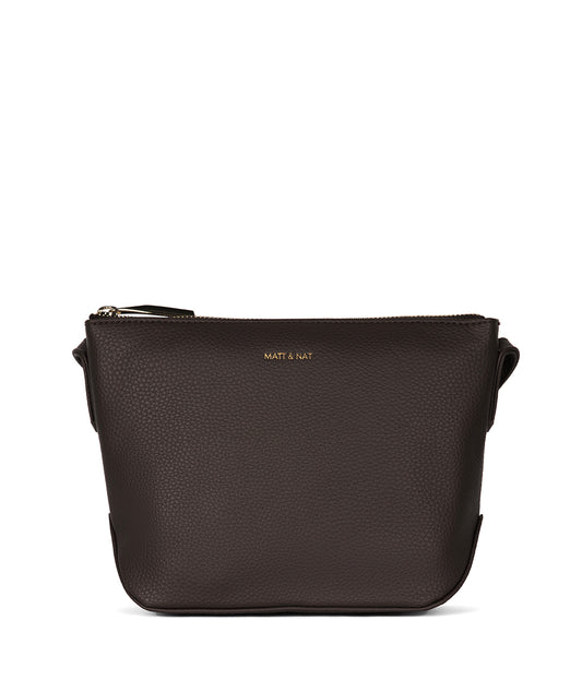 SAM Vegan Crossbody Bag - Grain | Color: Fudge - variant::fudge