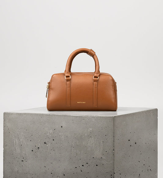 CECILE SM Vegan Satchel - UPPEAL™ | Color: Nutty - variant::nutty