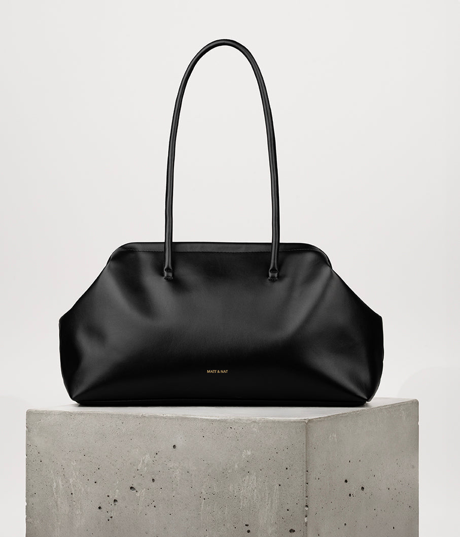FLORENCE Vegan Satchel - UPPEAL™ | Color: Black - variant::black