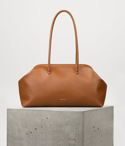 FLORENCE Vegan Satchel - UPPEAL™ | Color: Nutty - variant::nutty